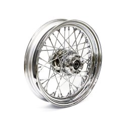 3.00 X 16 REAR WHEEL 40 SPOKES CHROME 08-19 XL (no ABS)
