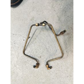 Paughco, 'Old STF' dual rocker box oil lines. Brass,  brugt.