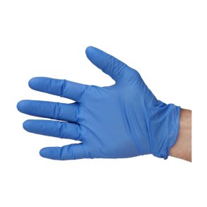 Engangshandsker i ske - Bl nitril 90 stk. 