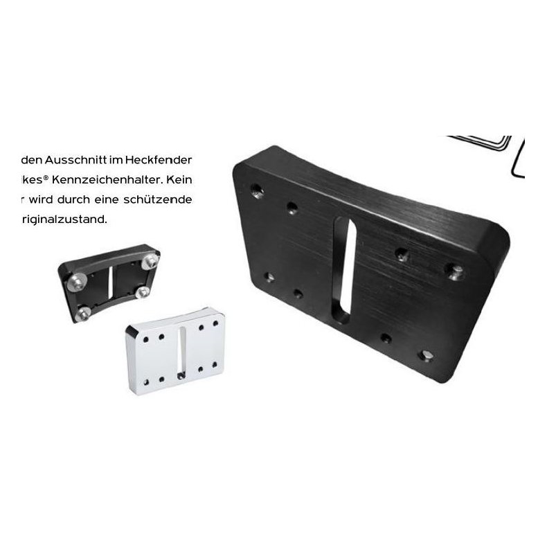 Heinzbikes License Plate Mounting Adapter 2018-op