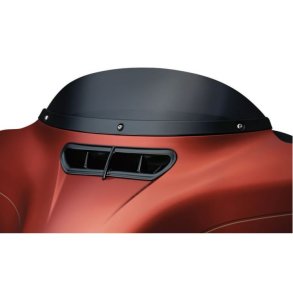 Kuryakyn, Smooth windshield trim. Gloss black