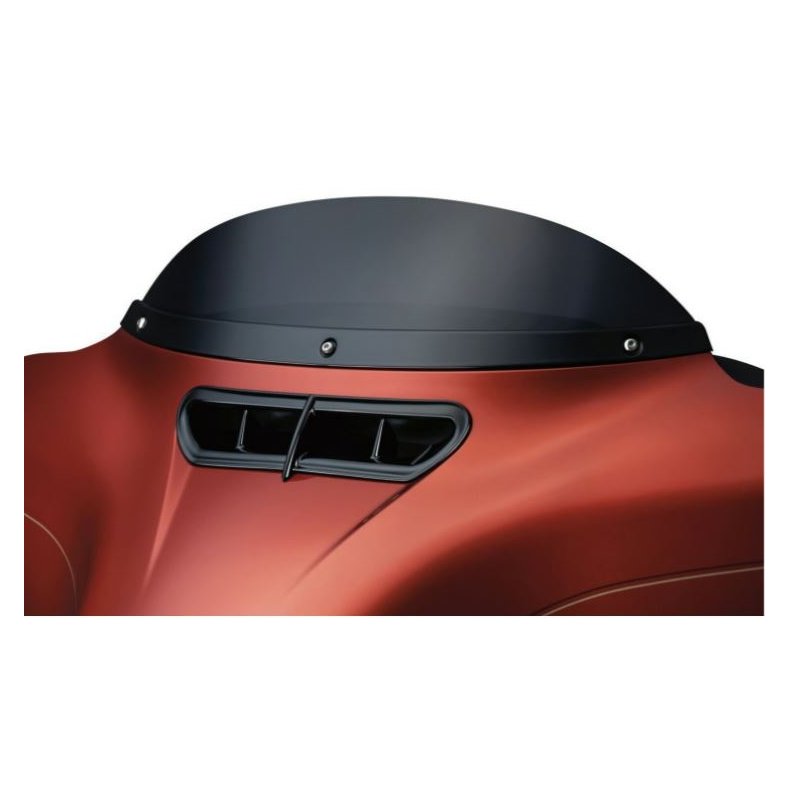 Kuryakyn, Smooth windshield trim. Gloss black