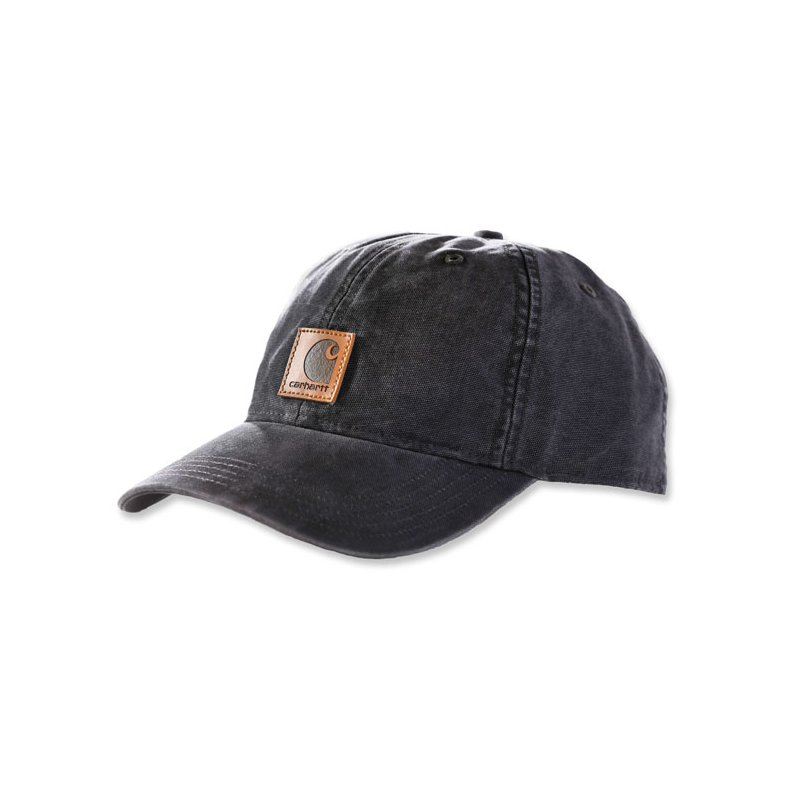 CARHARTT ODESSA CANVAS CAP BLACK