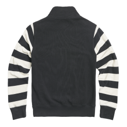 HIGHLY DOUBLE PIQUE HALF ZIP SWEATSHIRT BLACK