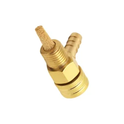 Prism benzinhane 1966-1974. V�lg 1/4 eller 3/8 gevind. Messing/Rustfri.  90 G