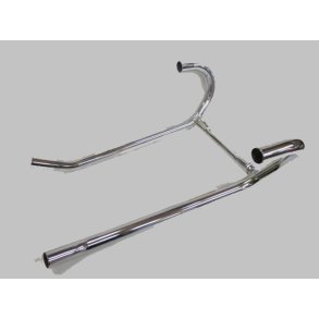 Header st 40 mm krom med et krydsrr