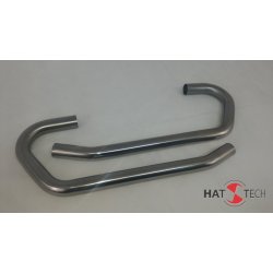 Manifoldset 40mm, Uden crossover pipe, B�rsted rustfri st�l 