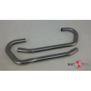 Manifoldset 40mm, Uden crossover pipe, B�rsted rustfri st�l 