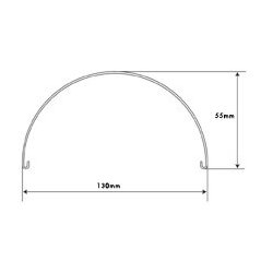 19 - 21 "x 5" Aluminum Universal Rear Fender