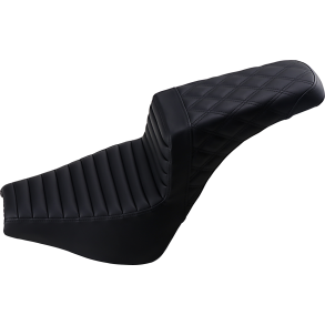 SADDLEMEN SEAT STEPUP TR LS BLCK  M8