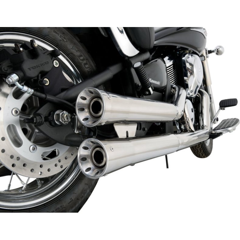 Falcon Double Groove udstdning, E-godkendt. Softail.