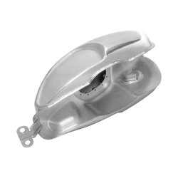 MOTONE CUSTOM PETROL TANK - EFI - POLISHED ALUMINIUM