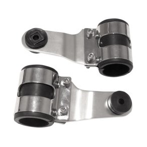 HEADLIGHT BRACKETS CHROME 35mm