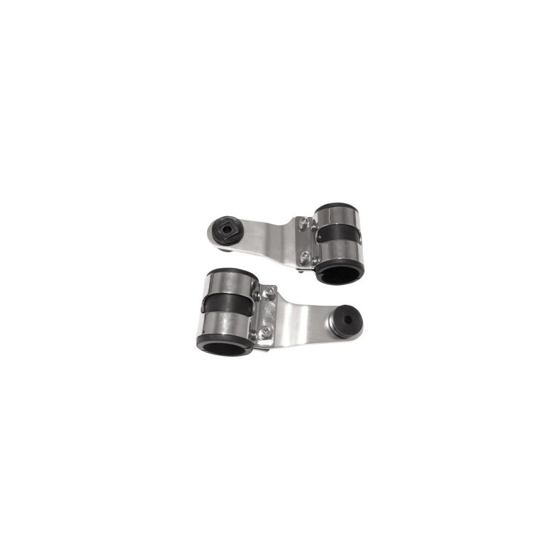 HEADLIGHT BRACKETS CHROME 35mm