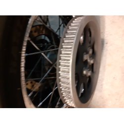 17" x 4,5 hjul fra fatbob 1" axel