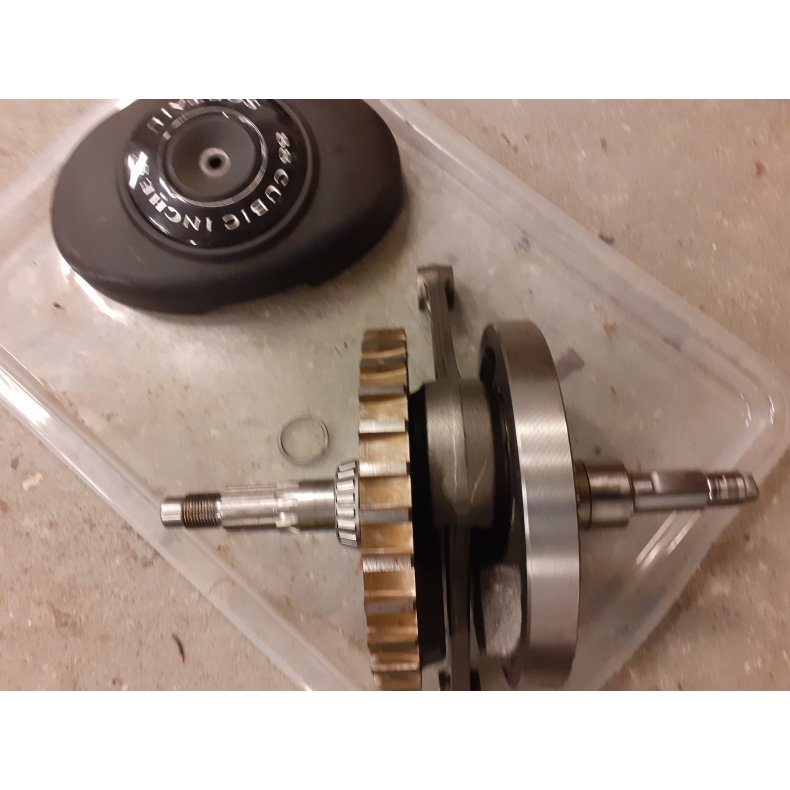 komplet tcb 88" motor, mangler blok.