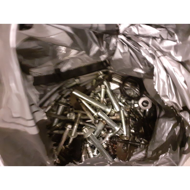 komplet tcb 88" motor, mangler blok.