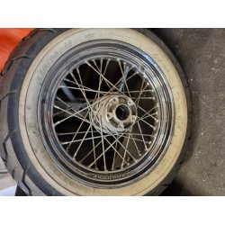 16" bagflg med alu nav, 51mm  i nav. orginal til  3/4" alxel