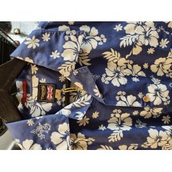 TRIUMPH MOTORCYCLES - CAMP SHIRT - INDIGO