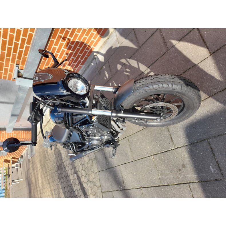 ZARD, SPORTSTER S TOP GUN EXHAUST SYSTEM. MATTE BLACK Euro 5 homologated. 