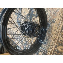 17x6" flg fra crossbones bag. 25mm axel