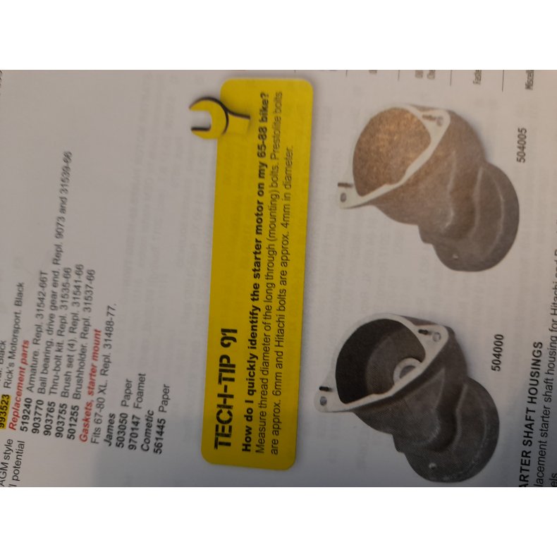 STARTER MOTOR, PRESTOLITE