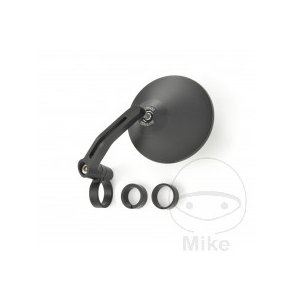 Spejl til styrende, mat sort. 22mm og 1