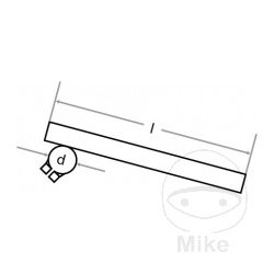 Clip-on Fehling, 22mm, chrome.