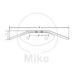 DRAG BAR, STYR  22MM SORT