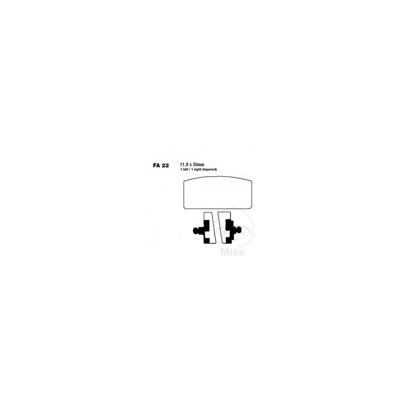 BMW EBC SEMI SINTERED BRAKE PADS