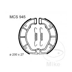 Brake shoes set Lucas MCS945 rear for drum brake for BMW 