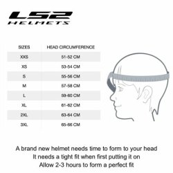 LS2 Advant II Solid helmet. Blank sort/carbon
