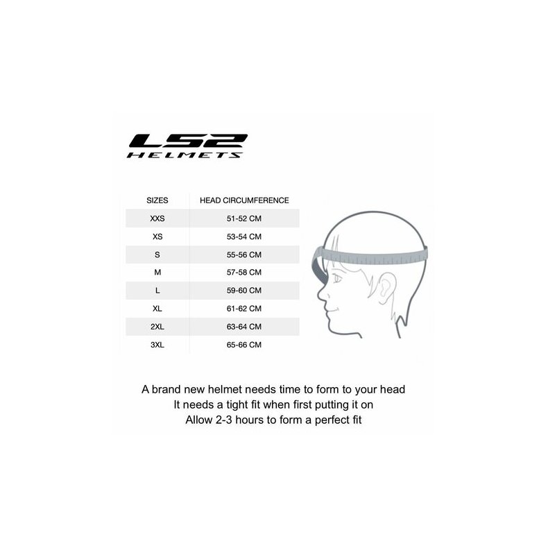 LS2 Advant II Solid helmet. Blank sort/carbon