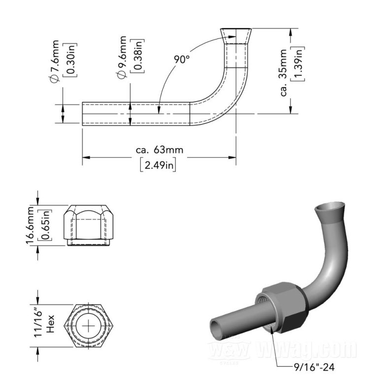 SLEEVE NUT AND PIPE