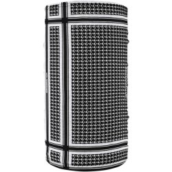 MOTLEY TUBE FLEECE HOUNDSTOOTH BLACK WHITE ONE SIZE