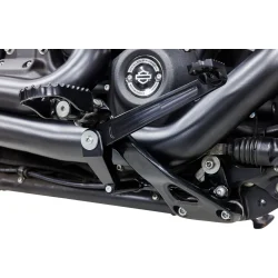 S&S CYCLE Brake Pedal mid-mount Black M8 Softail