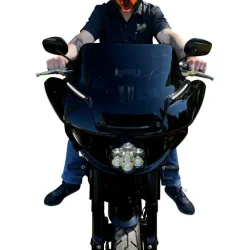 CUSTOM DYNAMICS ECE COMPLIANT SHARK DEMON 2 LED HEADLIGHT FOR LOW RIDER ST