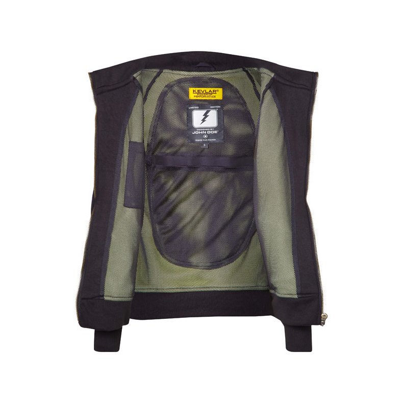 JOHN DOE LADIES HOODIE DAME BLACK