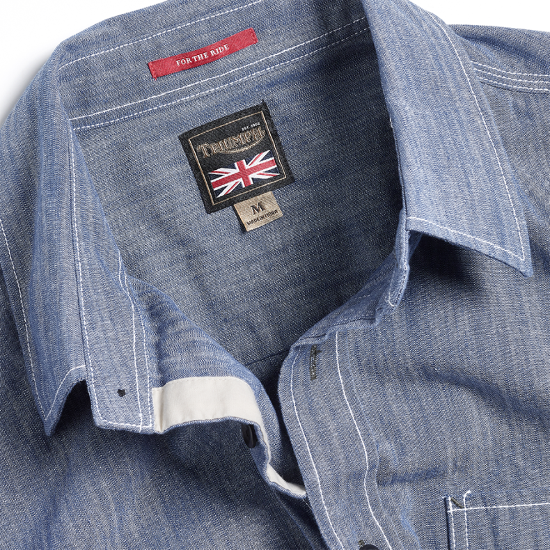 AXLE CHAMBRAY WORKER SHIRT INDIGO