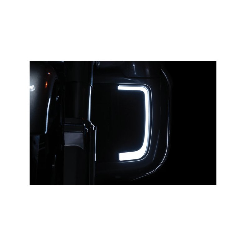 KURYAKYN, TRACER LED LIGHTING FOR FAIRING LOWER GRILL BLACK