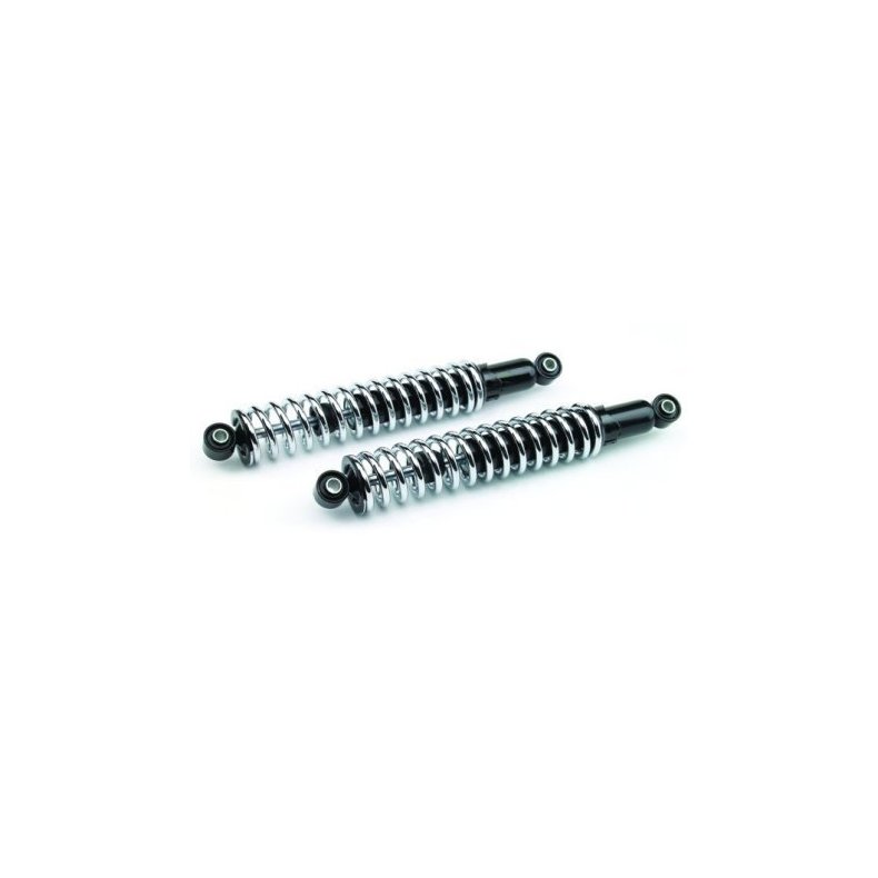 315mm Chrome / Black Cafe Racer Shocks Type 7