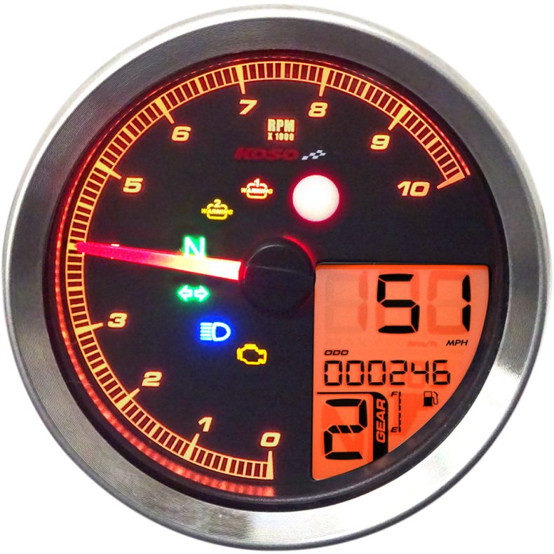 KOSO NORTH AMERICA TSCH MULTI METR HD-04 BK, fxd, 04-11, xl.04-13