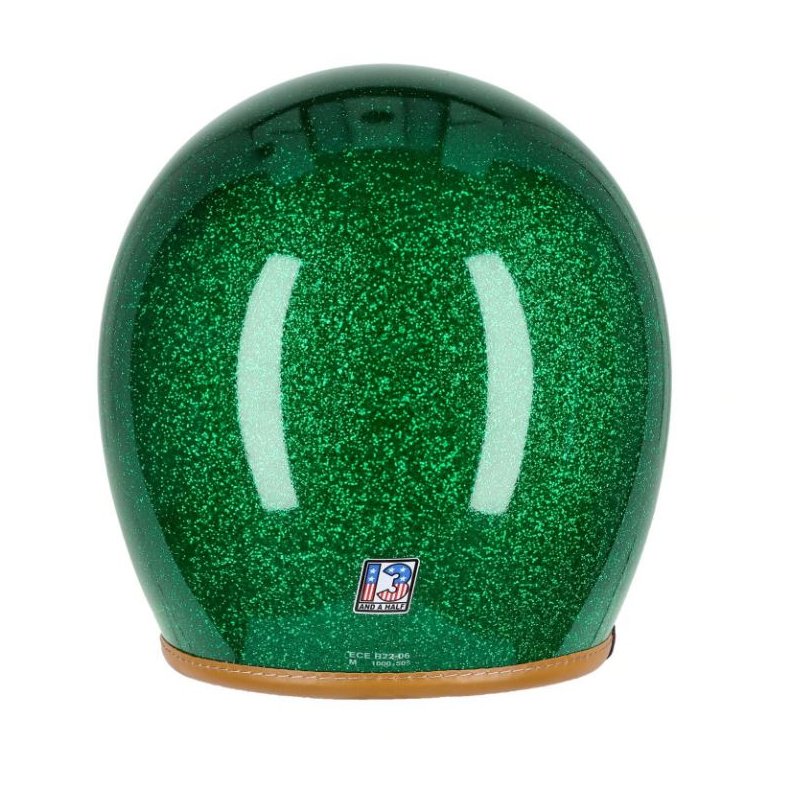 13 1/2 Skull bucket helmet Lucky clover