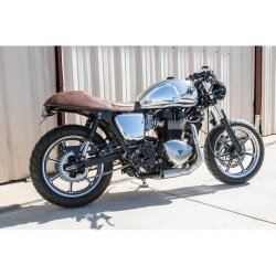 MOTONE CUSTOM PETROL TANK - EFI - POLISHED ALUMINIUM