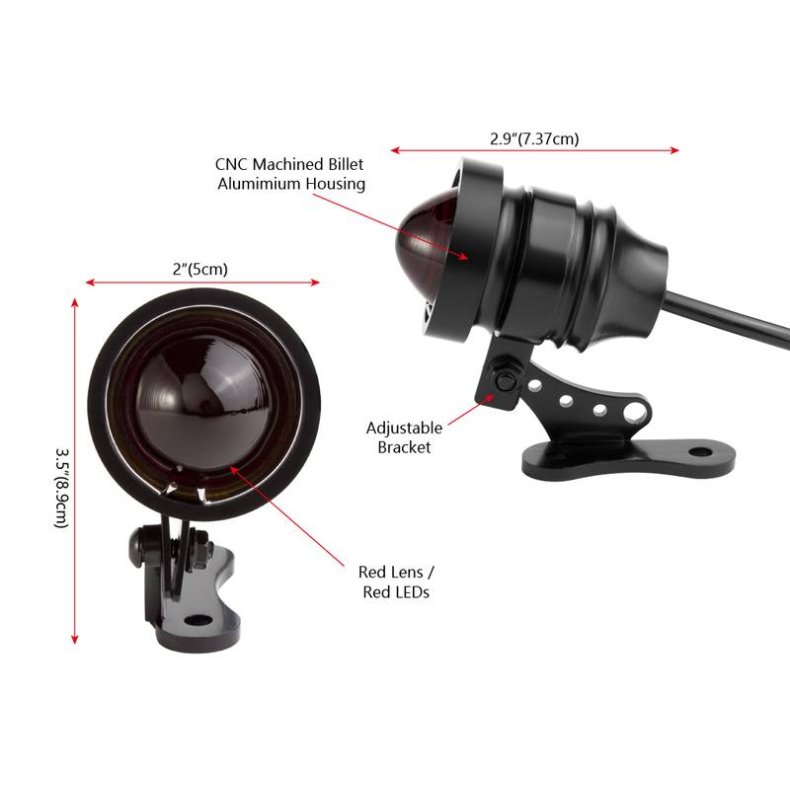 CNC MILLED VINTAGE TAILLIGHT 