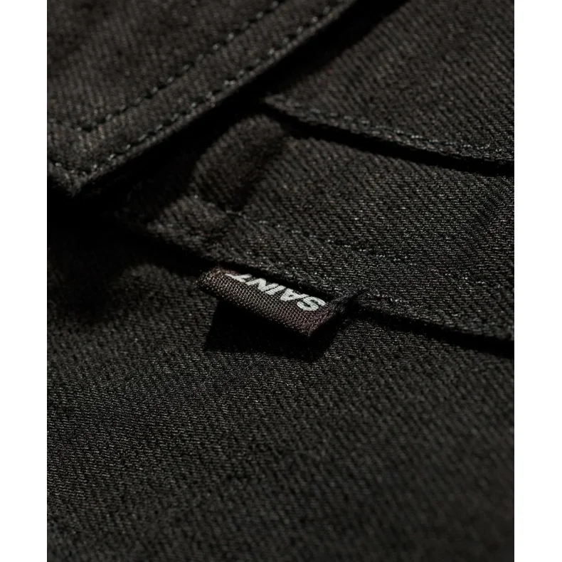 Saint denim vest Black