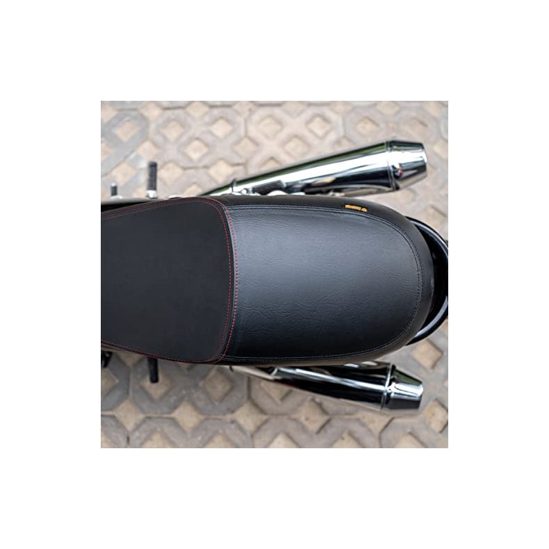 Royal Enfield 1990489 Black Touring Dual Seat for Continental Gt 650