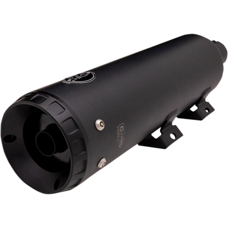 S&S CYCLE Grand National EC Slip-On Mufflers Black/Black E-godkendt