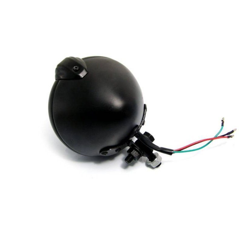4.75" Bates Style lack Headlight with Bottom Mount