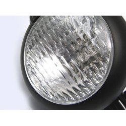 4.75" Bates Style lack Headlight with Bottom Mount